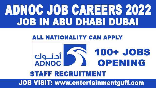 ADNOC Job In Dubai 2022