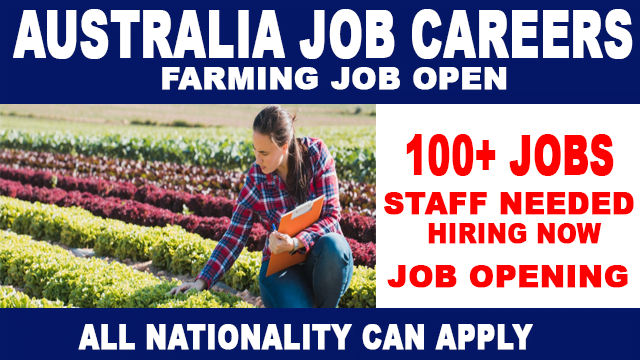 Farming Job Australia 2022