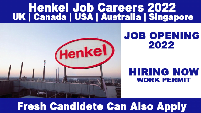 Henkel Job In UK 2022