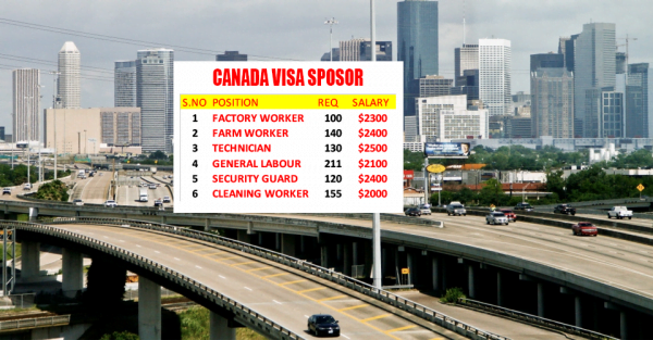 jobs in Canada that sponsor for visa | Job in Canada for foreginers