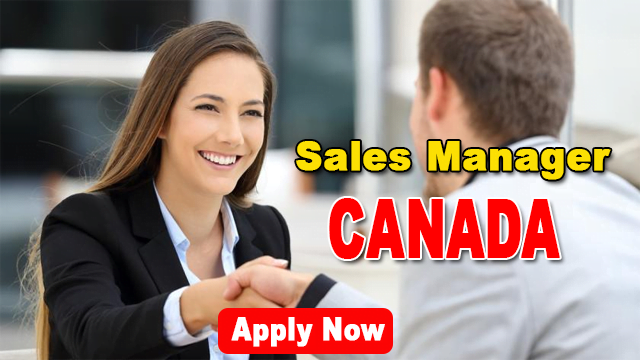 Sales Manager Job In Canada