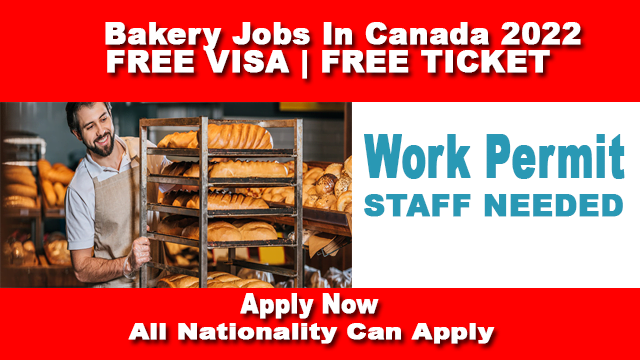 Bakery Job In Canada For Immigrates 2022 Apply Now