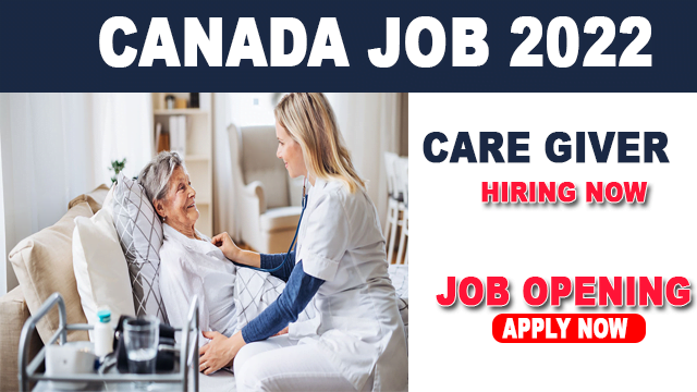 Caregiver Job In Canada