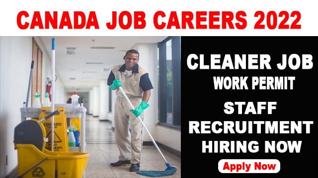 Cleaner Job In Canada