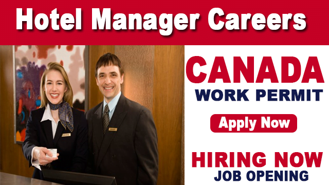 Hotel Manager Job In Canada