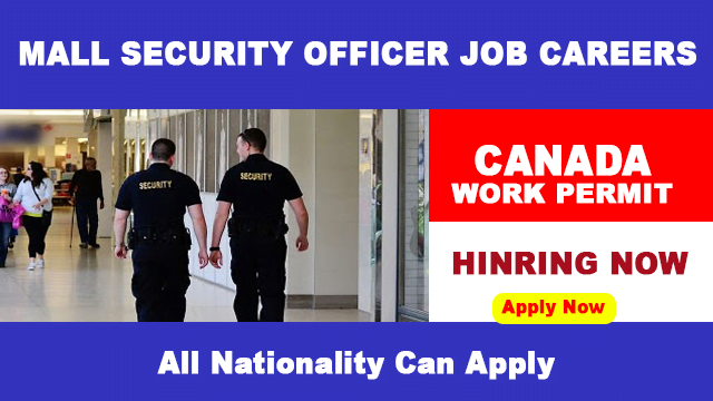 Mall Security Officer Job In Canada