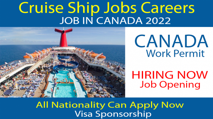 Cruise Ship Jobs In Canada For Foreigners With Visa Sponsorship 2022