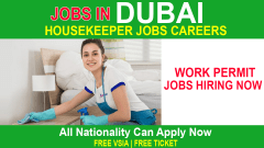 Housekeeper Jobs In Dubai For Fresher Candidates With Free Visa | Accommodation 2022 Apply Online