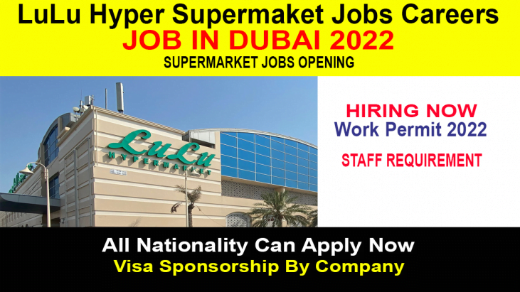 LULU Hyper Supermarket Jobs Careers In Dubai For Freshers Candidate 2022