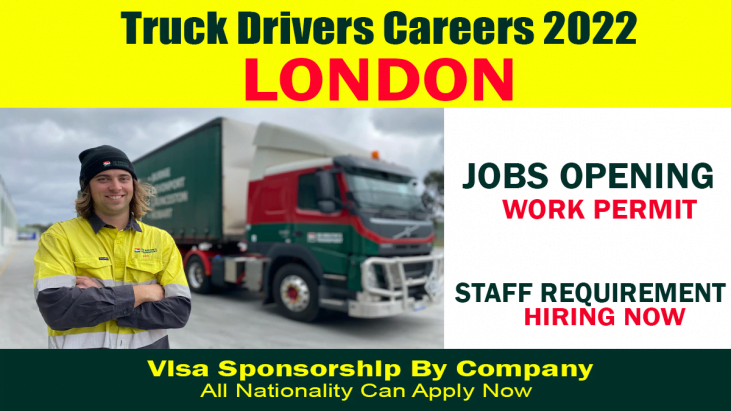 Truck Driver Jobs In UK For Foreigners With Free Visa 2022 Apply Now