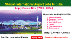 Sharjah International Airport Jobs Immigration In Dubai Apply Online ( 2023 - 2024 )